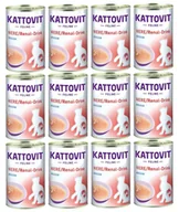 Mokra karma dla kotów - Kattovit Drink Niere/Renal kaczka 12x135ml puszka - miniaturka - grafika 1