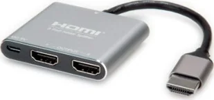 Value Rozgałęźnik wideo VALUE, HDMI 4K, 2 porty - Rozgałęźniki - miniaturka - grafika 1
