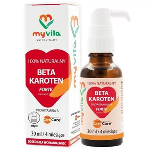 MyVita Beta Karoten Forte 30 ml prowitamina A - Witaminy i minerały - miniaturka - grafika 1