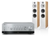 Zestawy stereo - Yamaha R-N1000A (srebrny) + 603 S3 (dąb) - miniaturka - grafika 1