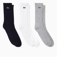 Skarpetki męskie - Skarpetki Lacoste  Core Performance Socks Silver/White/Black  EUR 43-46 - miniaturka - grafika 1