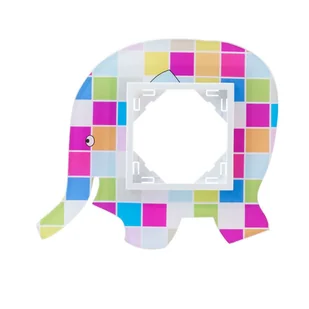 Efapel Ramka pojedyncza LOGUS 90 KOLOROWY SŁOŃ - Klawisze i ramki - miniaturka - grafika 1