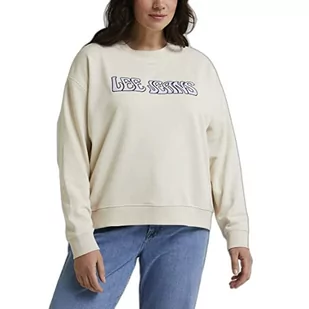 Lee Damska bluza z kapturem, płótno, XL - Bluzy damskie - miniaturka - grafika 1