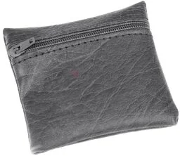 Etui na zamek - EKO skórka - szare - Różańce - miniaturka - grafika 1