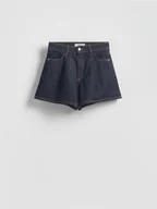 Spodenki damskie - Reserved - Jeasnowe szorty - granatowy - miniaturka - grafika 1