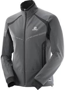 Salomon Kurtka Salomon RS Warm Softshell Iron 397081 - Kurtki i kamizelki sportowe damskie - miniaturka - grafika 1