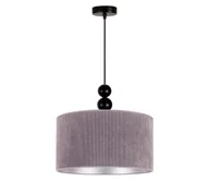 Lampy sufitowe - Duolla - Żyrandol na lince LYON 1xE27/15W/230V śr. 40 cm szary - miniaturka - grafika 1