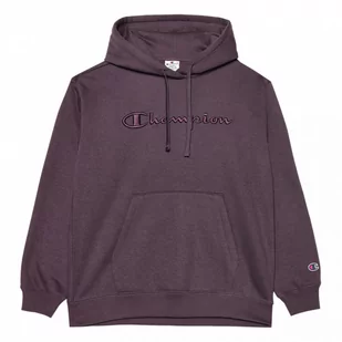 Damska bluza dresowa nierozpinana z kapturem Champion Rochester Hooded Sweatshirt - brązowa - CHAMPION - Bluzy sportowe damskie - miniaturka - grafika 1