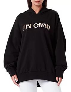 Just Cavalli Bluza damska, 900 czarna, XS - Bluzy damskie - miniaturka - grafika 1