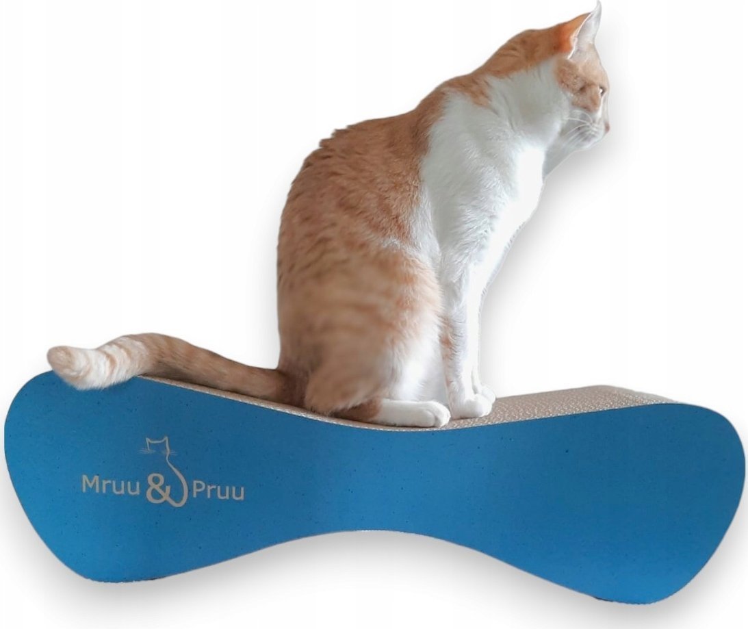 Drapak dla kota niebieski duży MIMI 70x23x24 cm MruuPruu