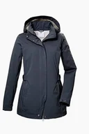 Kurtki damskie - G.I.G.A. DX Damska kurtka softshellowa/kurtka outdoorowa z odpinanym kapturem GS 75 WMN SFTSHLL JCKT, granatowa, 42, 42695-000 - miniaturka - grafika 1