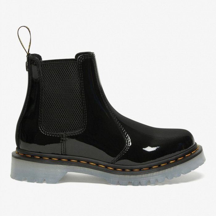 DR.MARTENS BOTKI DAMSKIE CZARNE LAKIEROWANE SKÓRZANE 36 JJB