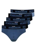Majtki męskie - Slipy Over Henderson 5-pak granatowy, niebieski, błękitny XL - miniaturka - grafika 1