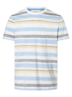 Tom Tailor - T-shirt męski, niebieski|żółty|biały - Koszulki męskie - miniaturka - grafika 1