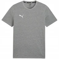 Koszulki męskie - Koszulka Męska Puma Team Goal Casuals Tee Szara 658615 33 2Xl - miniaturka - grafika 1