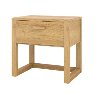 Stolik Santiago - wyprzedaż 1 x szuflada Rolkowa drewniany, z szufladą - Szafki nocne - miniaturka - grafika 1