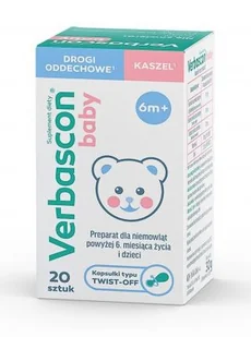 POLSKI LEK Verbascon Baby x 20 kaps twist off - Przeziębienie i grypa - miniaturka - grafika 1