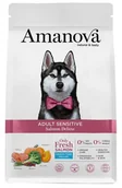 Sucha karma dla psów - Amanova Adult Sensitive Salmon Deluxe 10kg - miniaturka - grafika 1