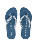 Klapki i japonki damskie - Tommy Hilfiger Japonki Th Webbing Summer Sandal FW0FW09193 Niebieski - miniaturka - grafika 1