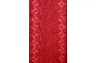 CHODNIK PODGUMOWANY MALI 67cm CZERWONY MALINOWY - Dywany - miniaturka - grafika 1