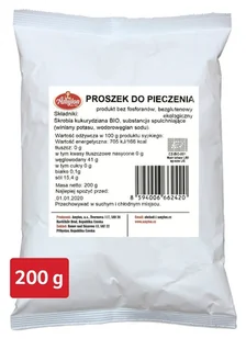 Amylon Proszek do pieczenia BEZGLUTENOWY BIO 200 g 000-68D8-50952 - Ciasta i półprodukty do ciast - miniaturka - grafika 2