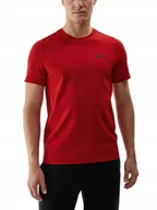 Koszulki męskie - KOSZULKA 4F męska 4FWSS24TTSHM1154-61S t-shirt czerwony bawełna XL - miniaturka - grafika 1