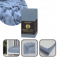 Prześcieradła dla dzieci - Prześcieradło Z Gumką 75x75 7w1 Do Waldin Bambusowe Niebi Fiki Miki Polskie - miniaturka - grafika 1