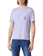 Koszulki męskie - BOSS Teevibes koszulka męska, Light/Pastel Purple538, L - miniaturka - grafika 1