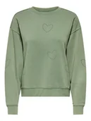 Bluzy damskie - ONLY Bluza w kolorze zielonym - miniaturka - grafika 1