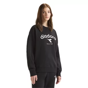 Bluza unisex DIADORA SWEATSHIRT CREW ATHL. LOGO - Bluzy męskie - miniaturka - grafika 1