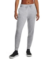 Spodnie sportowe damskie - Under Armour Spodnie dresowe "Rival" w kolorze szarym - miniaturka - grafika 1