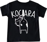 Koszulki dla dziewczynek - Koszulki dla dziewczynki lubiącej koty - kociara - miniaturka - grafika 1