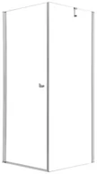 Kabiny prysznicowe - Kabina prysznicowa kwadratowa Hooked 90x90x200 cm profile chromowane Sealskin - miniaturka - grafika 1