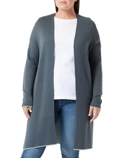 s.Oliver damski długi kardigan GREEN 42, zielony, 42 - Swetry damskie - miniaturka - grafika 1