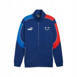 PUMA BLUZA BMW MMS SWEAT JACKET niebieska męska na suwak L - Bluzy męskie - miniaturka - grafika 1