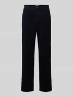 Spodnie męskie - Spodnie materiałowe o kroju straight fit z imitacji sztruksu model ‘Kody’ - miniaturka - grafika 1