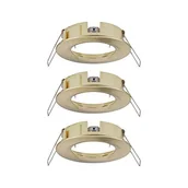 Lampy pozostałe - Paulmann Choose 3szt Oprawka stała max 3x10W 230V 51mm Mosiądz-Szczotkowany Aluminium PL92483 - miniaturka - grafika 1