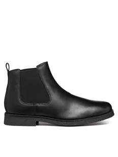 Geox Sztyblety Uomo Claudio U2658A 00043 C9999 Czarny - Botki męskie - miniaturka - grafika 1