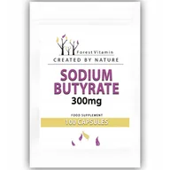 Witaminy i minerały dla sportowców - FOREST VITAMIN Sodium Butyrate 300mg 100caps - miniaturka - grafika 1