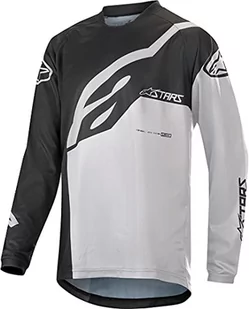 Alpinestars Youth Racer Factory koszulka z długim rękawem 2020: czarny/biały L, czarny/biały - Odzież motocyklowa - miniaturka - grafika 1