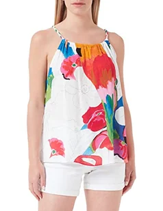 Desigual Bluzka damska BLUS_RODAS Blouse, biała, M - Bluzki damskie - miniaturka - grafika 1