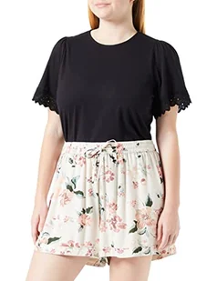 VERO MODA Women's VMBUMPY WVN NOOS szorty, brzoza/AOP: Big Flower, XL, brzoza/aop: duży kwiat, XL - Spodenki damskie - miniaturka - grafika 1