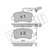 Klocki hamulcowe - Klocki hamulcowe - komplet METELLI 22-0899-0 - miniaturka - grafika 1