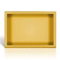 Akcesoria łazienkowe - Balneo półka wnękowa WALL-BOX ONE GOLD 300x200x100 - miniaturka - grafika 1