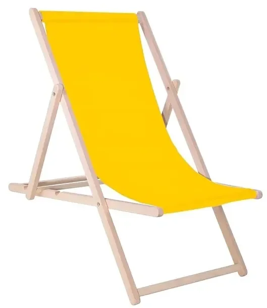 Leżak Ogrodowy Plażowy Drewniany Składany Na Ogród Działkę Plażę