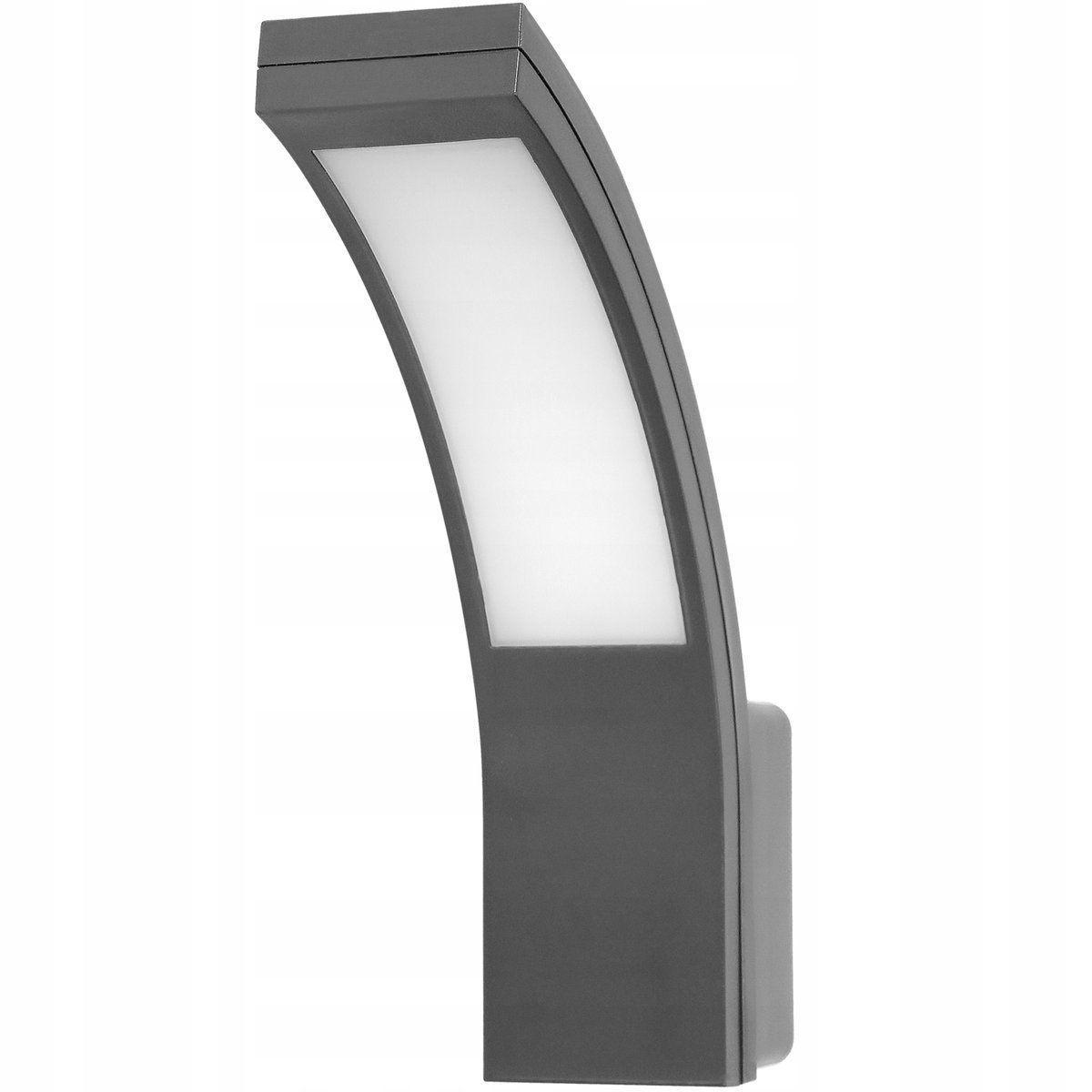 LAMPA ZEWNĘTRZNA LED ELEWACYJNA OGRODOWA KINKIET ZEWNĘTRZNY SZARA 10W IP54