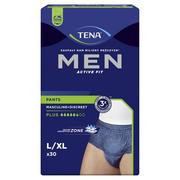 Pieluchy dla dorosłych - TENA Men Pants Plus Męska bielizna chłonna L/XL 30 sztuk - miniaturka - grafika 1