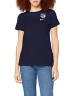 Koszulki i topy damskie - Nike Damska koszulka Atm W Nk Tee Evergreen Crest T-shirt niebieski Obsidian XS - miniaturka - grafika 1
