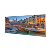 Dekoracje domu - Panel szklany do kuchni +klej Rzym fontanna 125x50 cm - miniaturka - grafika 1