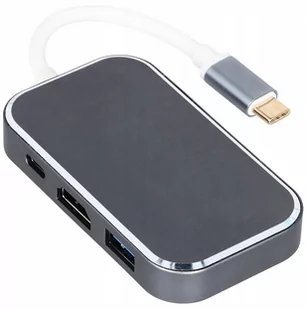 Adapter Usb C - Hdmi+hub 3xUSB 3.0 Pd 5w1 MacBook - Adaptery i przejściówki - miniaturka - grafika 1